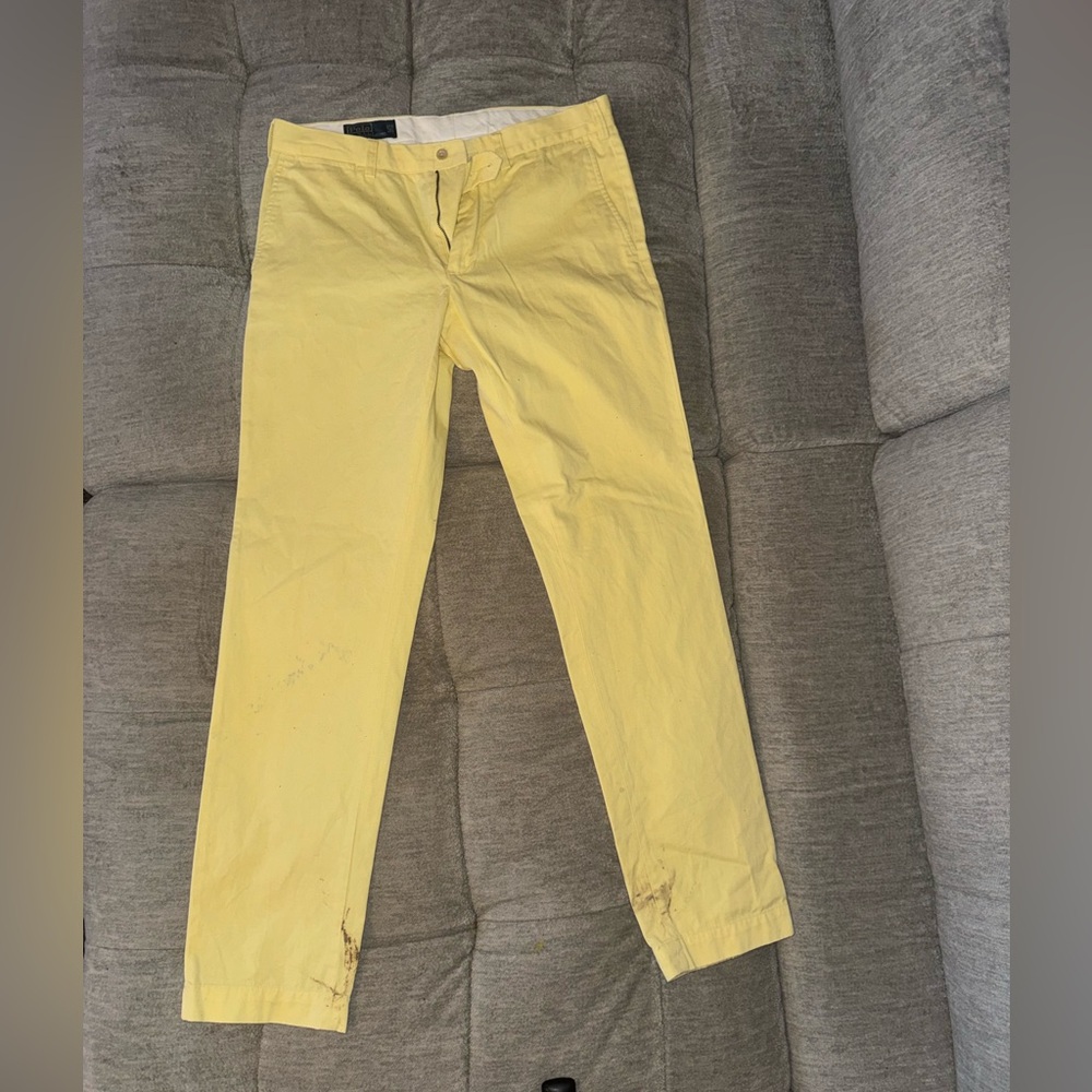 Polo by Ralph Lauren Yellow Chinos
